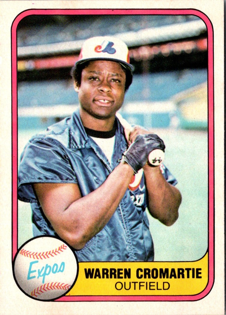 1981 Fleer Warren Cromartie