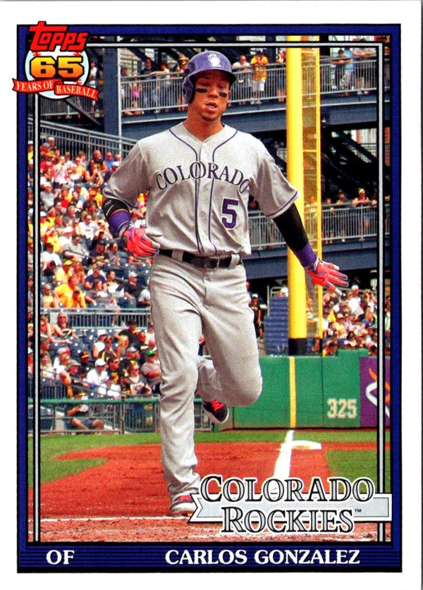 2015 Topps Stickers Carlos Gonzalez #267