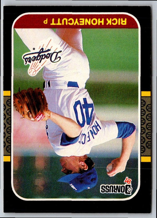 1986 Donruss Rick Honeycutt #372