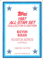 1987 Topps Glossy Send-Ins Kevin Bass #34