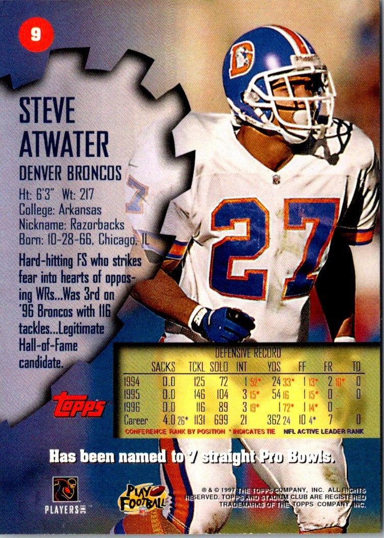 1997 Stadium Club Steve Atwater