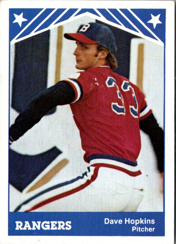 1983 TCMA Burlington Rangers Dave Hopkins #5