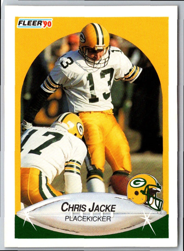 1990 Fleer Chris Jacke #173