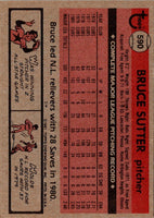 1981 Topps Bruce Sutter #590