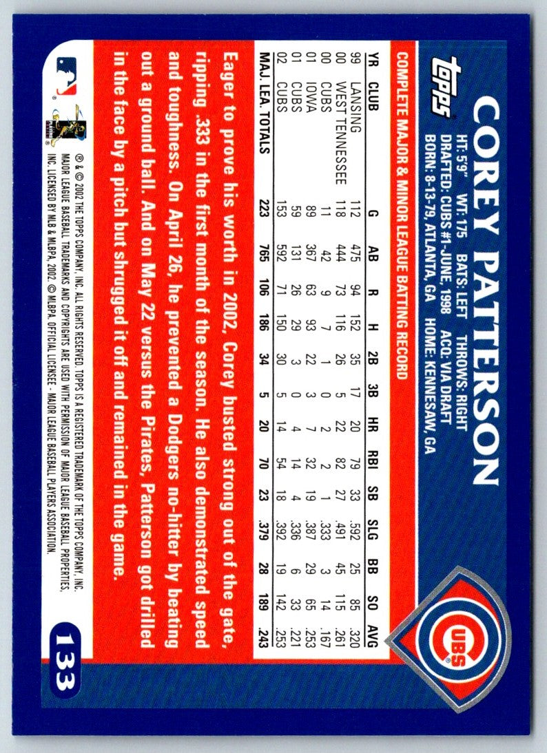 2003 Topps Corey Patterson