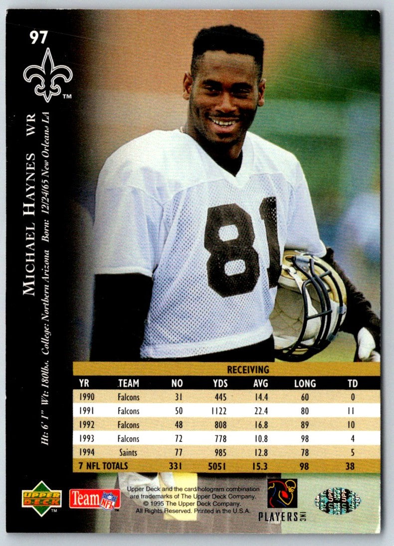 1995 Upper Deck Michael Haynes