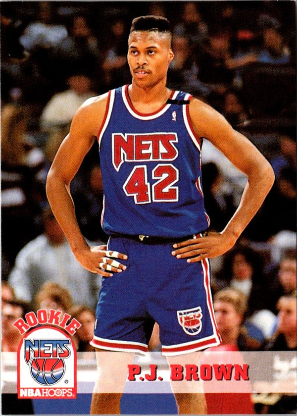 1993 Hoops P.J. Brown #369 Rookie