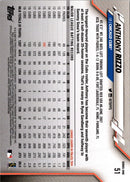 2020 Topps 582 Montgomery Anthony Rizzo