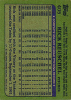 1982 Topps Rick Reuschel #405