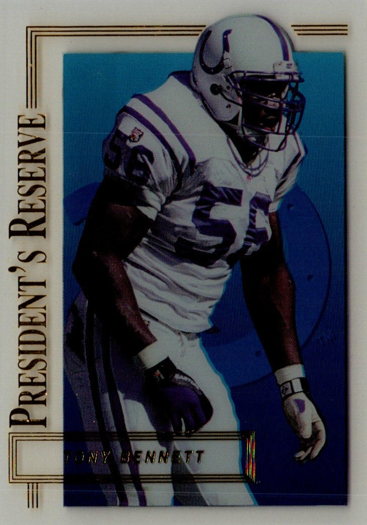 1996 Collector's Edge President's Reserve Tony Bennett