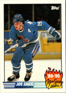 1990 Topps Team Scoring Leaders Joe Sakic