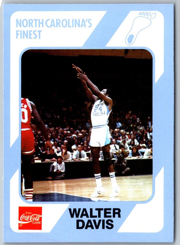 1989 Collegiate Collection North Carolina's Finest Walter Davis #54