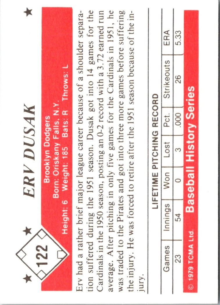 1979 TCMA 50's Erv Dusak