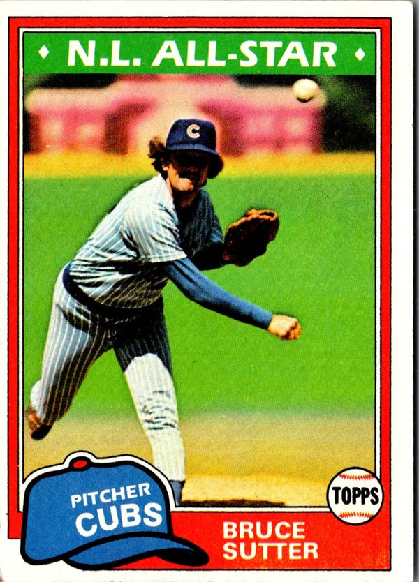 1981 Topps Bruce Sutter #590