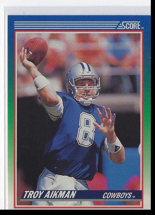 1990 Score Troy Aikman #21