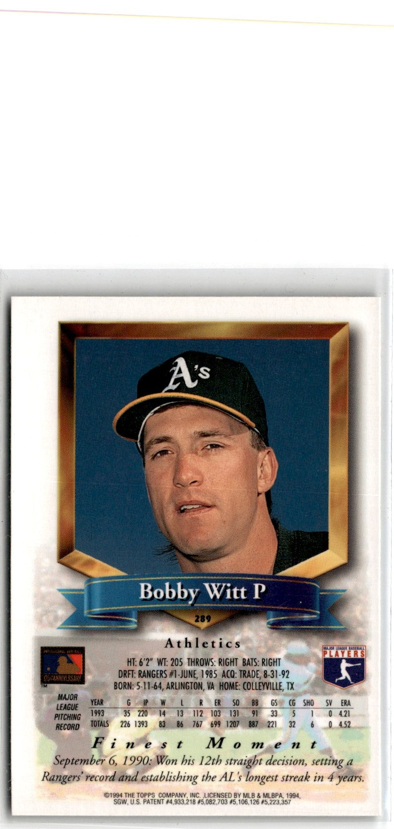 1994 Finest Bobby Witt