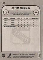 2011 O-Pee-Chee Artem Anisimov #199
