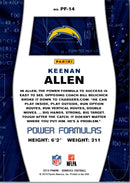 2019 Donruss Power Formulas Keenan Allen