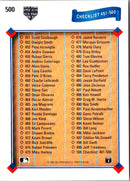 1991 Upper Deck Checklist 401-