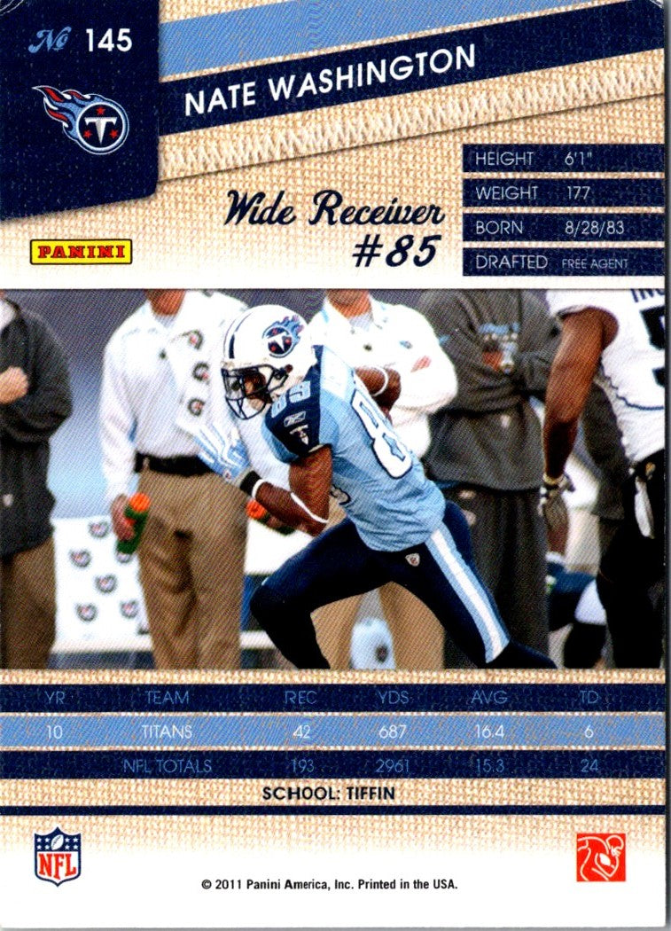 2011 Panini Certified Nate Washington