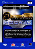 2001 Quantum Leaf Rod Gardner #225 Rookie