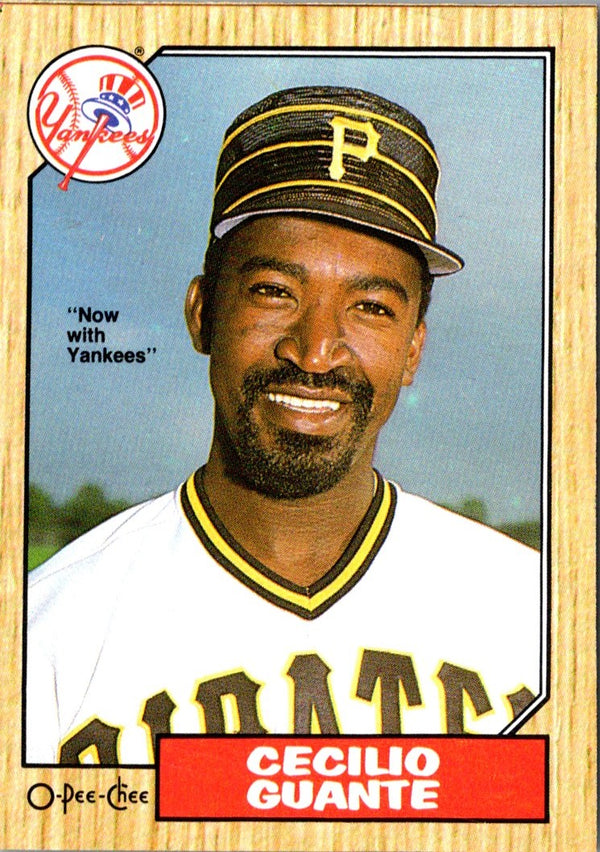 1987 O-Pee-Chee Cecilio Guante #219