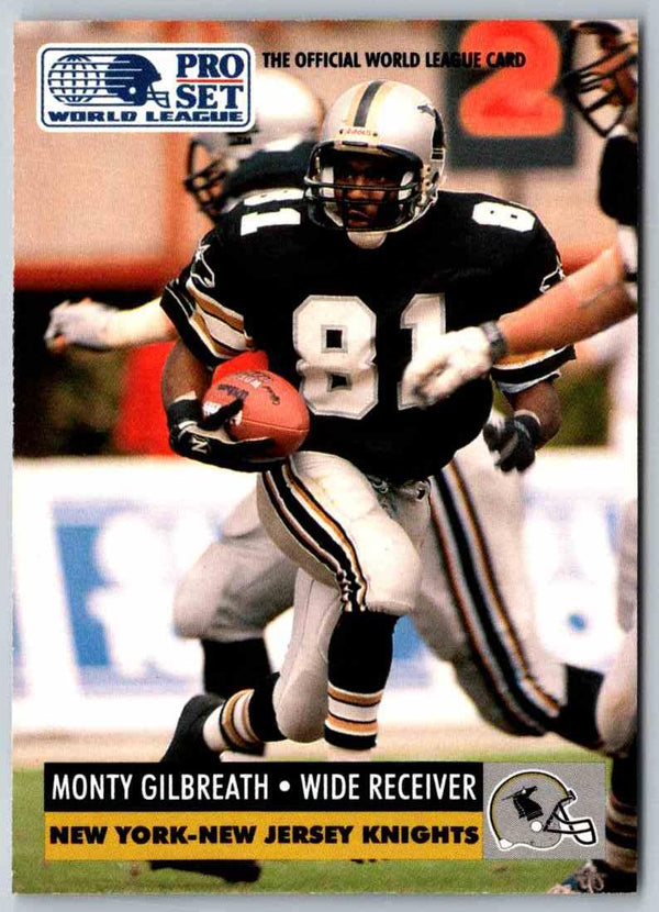 1991 Proset World League Monty Gilbreath #98