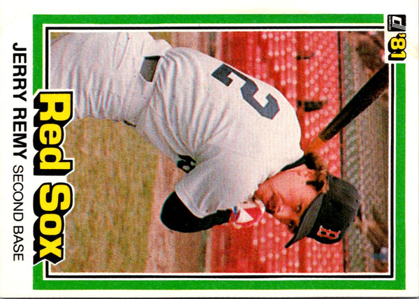 1981 Donruss Jerry Remy #215