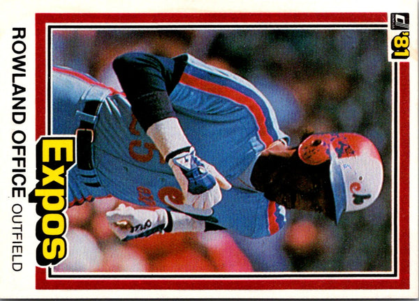 1981 Donruss Rowland Office #213