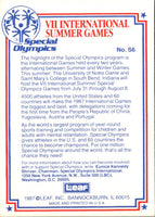 1987 Leaf Special Olympics V #S6