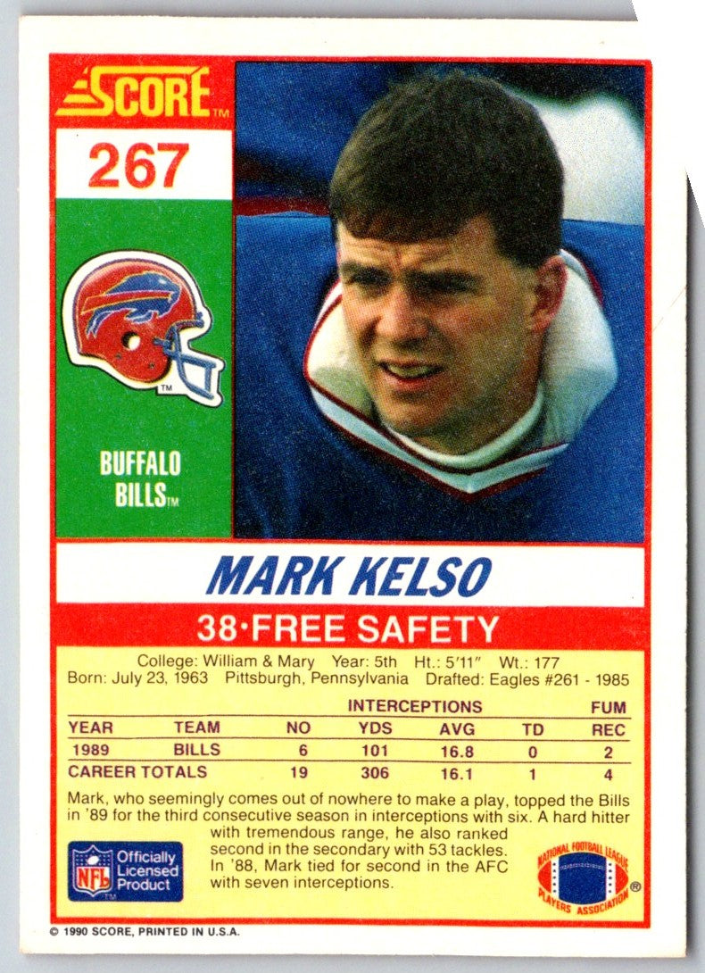1990 Score Mark Kelso