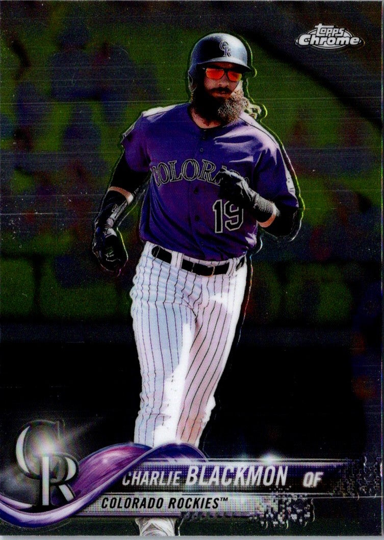 2018 Topps Chrome Charlie Blackmon