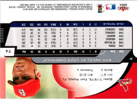 2001 Fleer Game Time Rick Ankiel #74