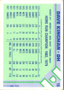 1986 Topps Baseball Champion Superstars Dave Kingman
