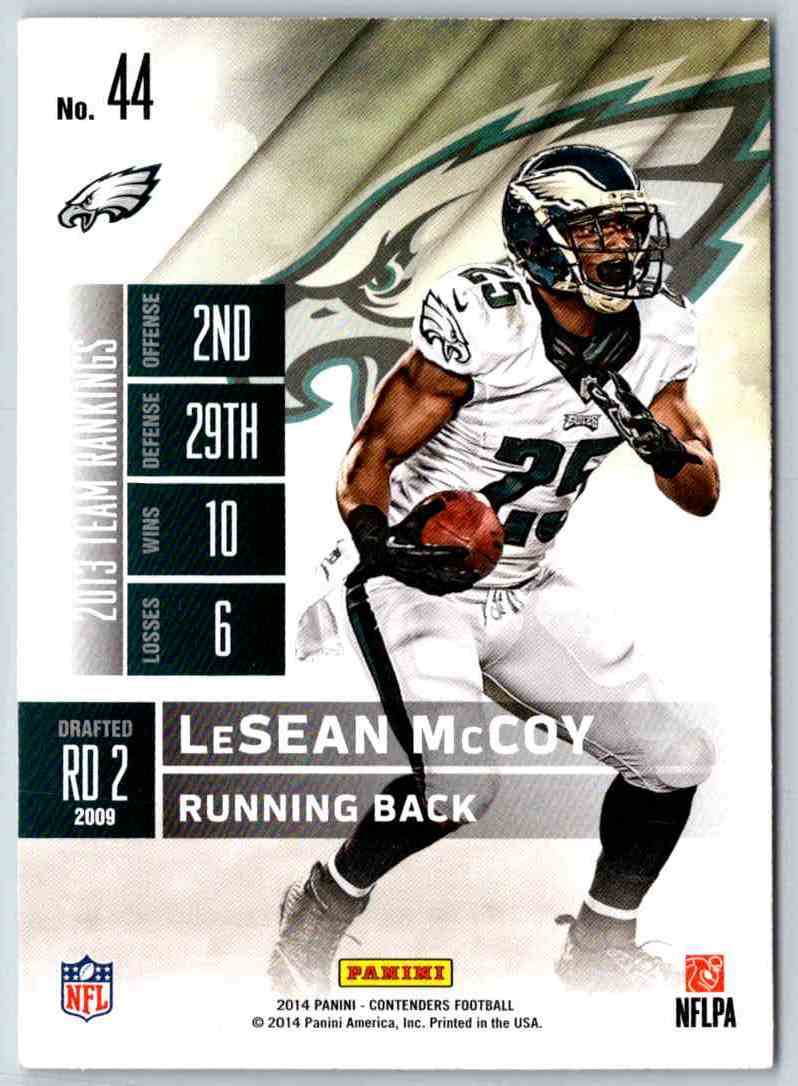 2014 Prestige Lesean Mccoy