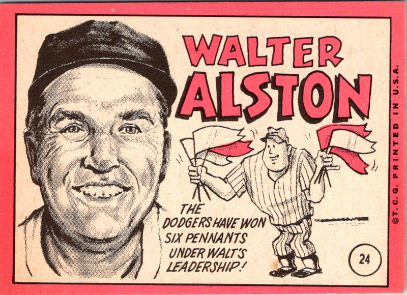 1969 Topps Walt Alston