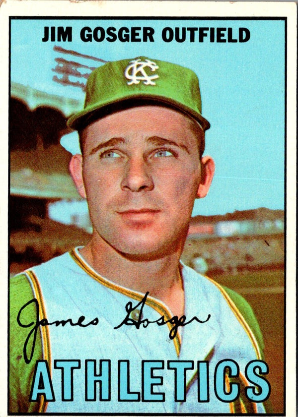 1967 Topps Jim Gosger #17 VG-EX