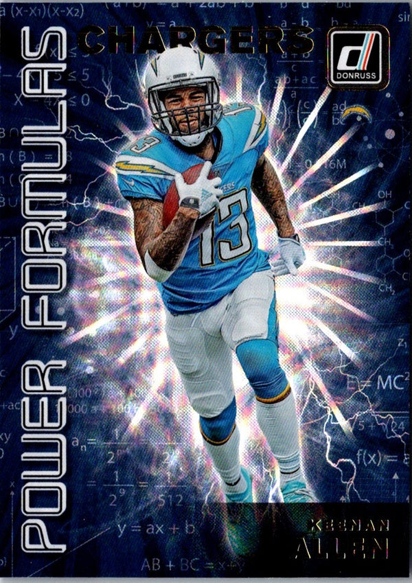 2019 Donruss Power Formulas Keenan Allen #PF-14