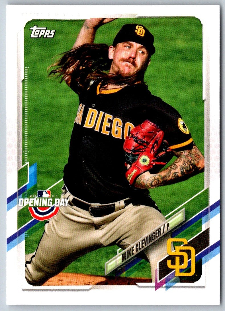 2021 Topps Opening Day Mike Clevinger