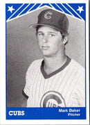 1983 TCMA Quad City Cubs Mark R. Baker