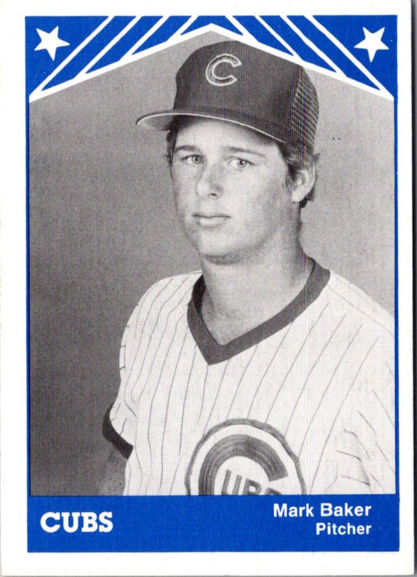 1983 TCMA Quad City Cubs Mark R. Baker #6