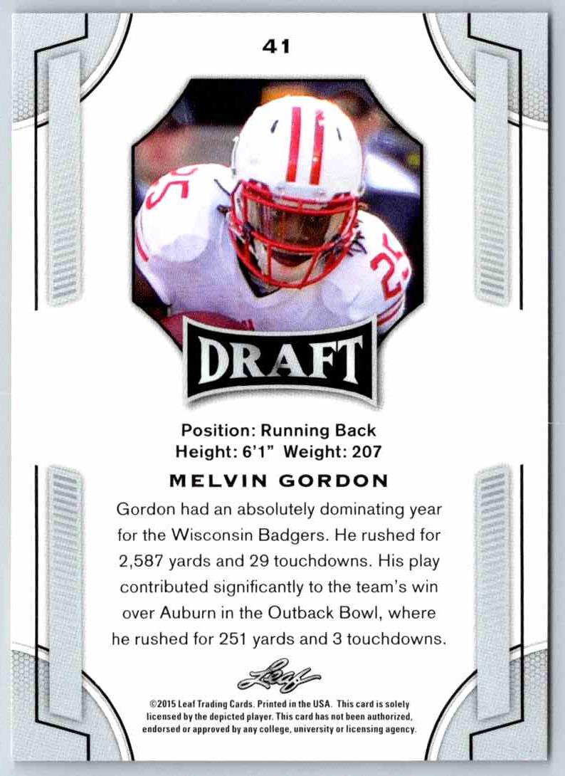 2016 Donruss Melvin Gordan