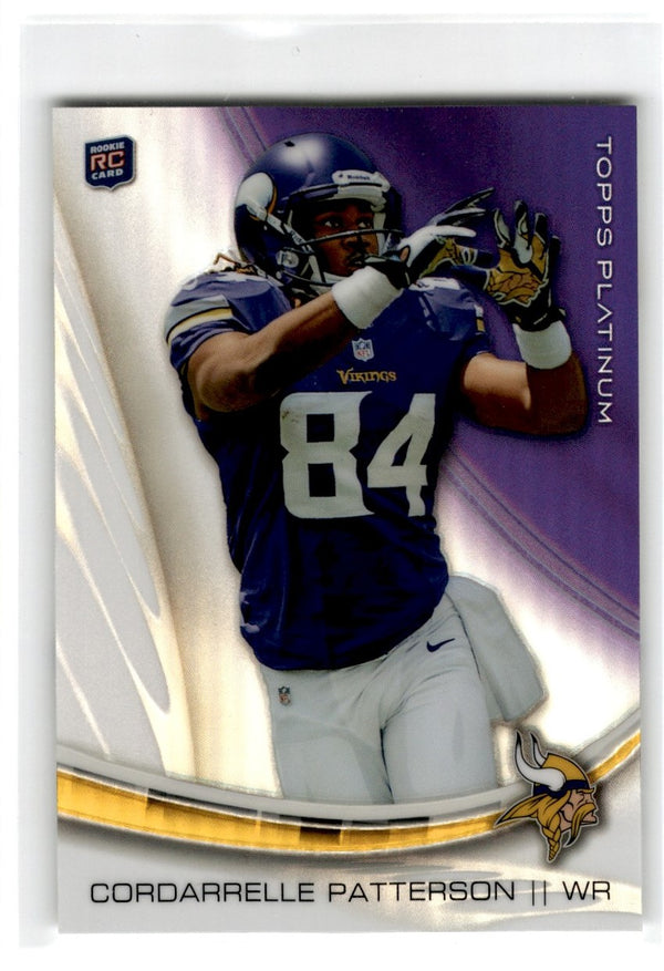 2013 Topps Platinum Cordarrelle Patterson #143 Rookie