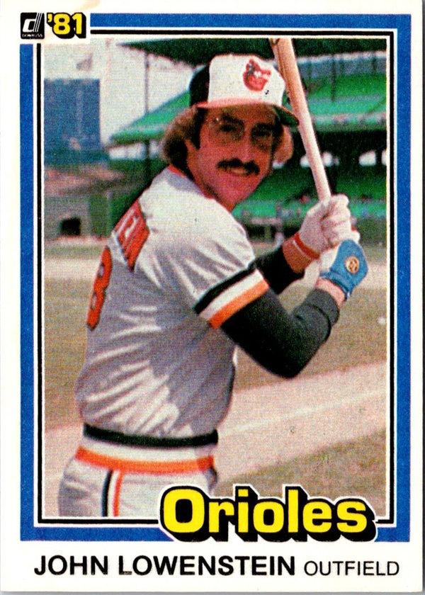 1981 Donruss John Lowenstein #235