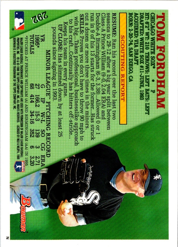 1996 Bowman Tom Fordham