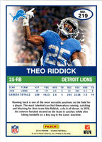 2019 Score Theo Riddick #219