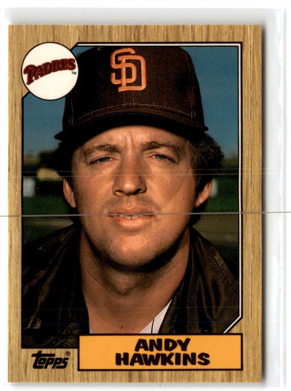 1987 Topps Tiffany Andy Hawkins #183