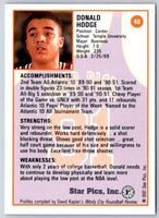 1991 Star Pics Donald Hodge #48