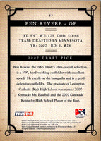 2007 Tristar Prospects Plus Ben Revere #43