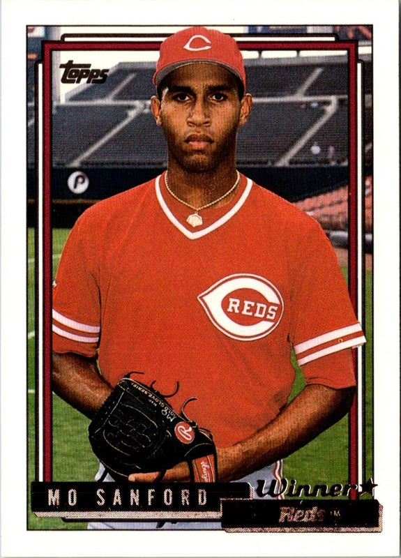 1992 O-Pee-Chee Mo Sanford #674 Rookie